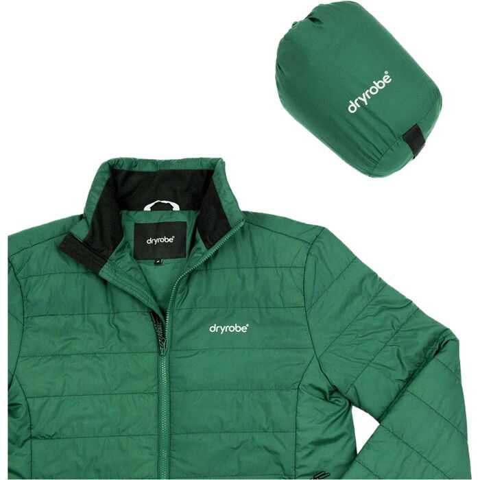 Dryrobe Hombres 2024 Chaqueta De Media Capa M100-JCKT-HG - Hunter Green